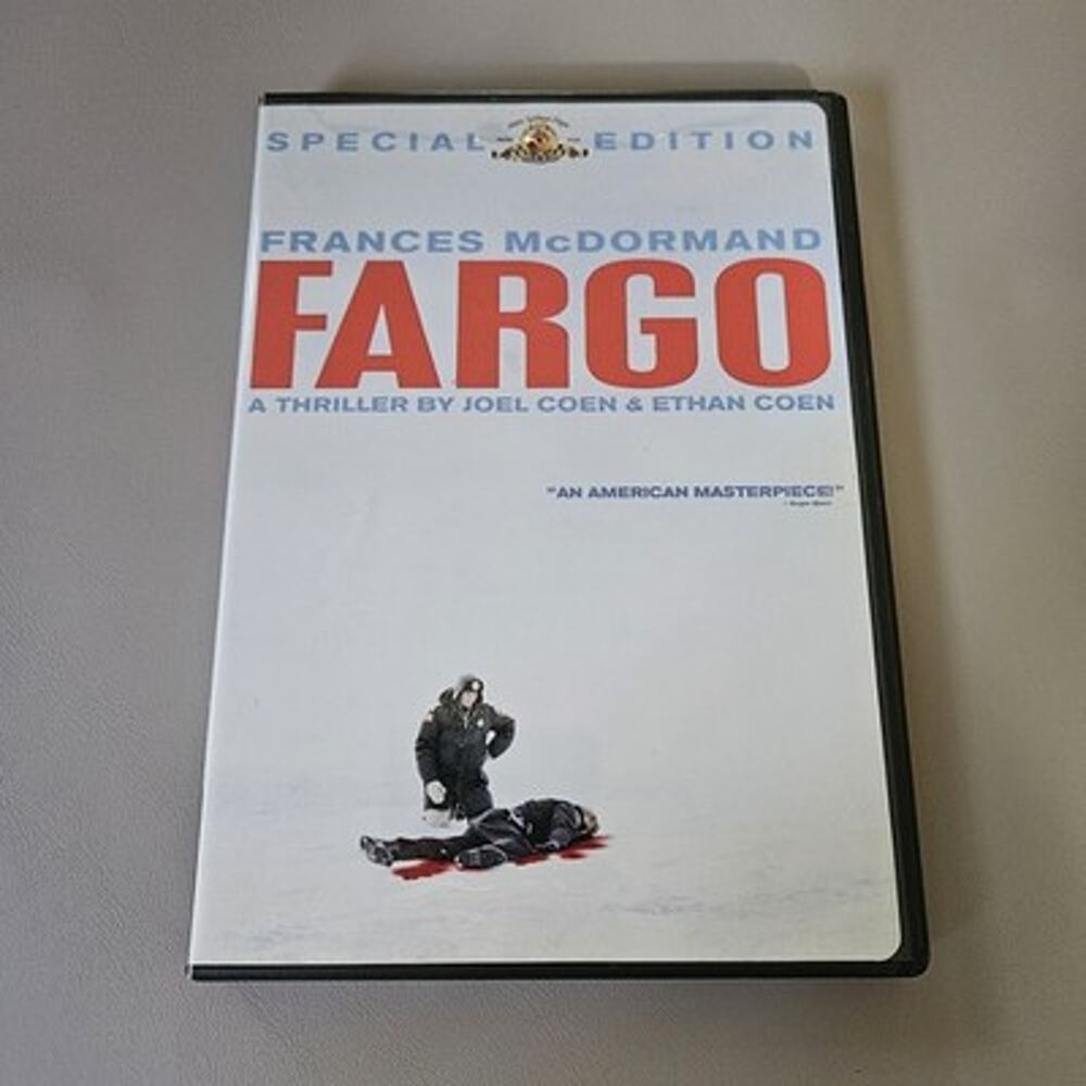 Fargo: Special Edition - DVD - Crime Thriller - Vtg Physical Media - Coen